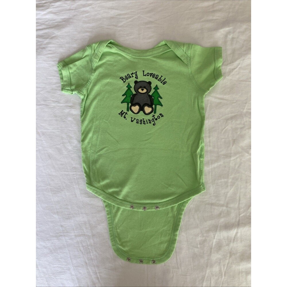 18 Months Rabbit Skins baby clothes - short sleeve one piece | bear theme
